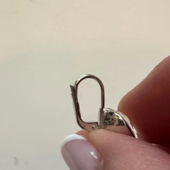 Swarovski Elegant Silver Crystal Earrings - Picture 2 of 3